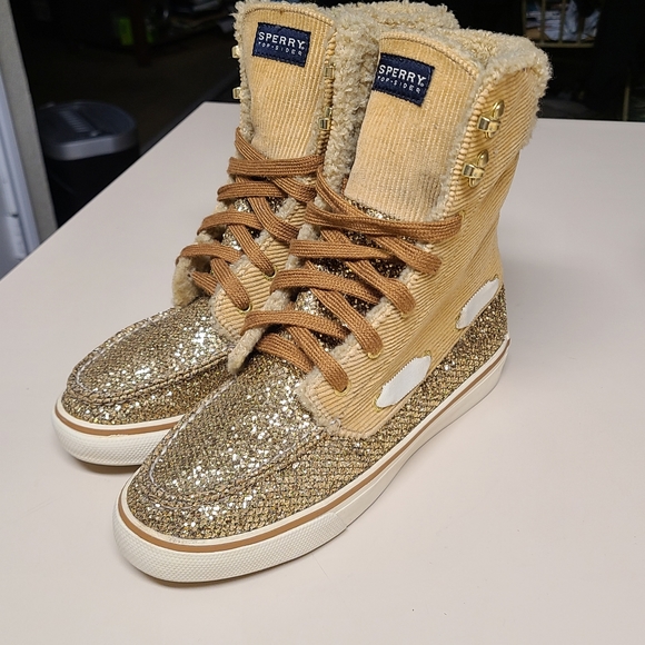 Vintage Sperry Top Siders Acklins corduroy boots 6 1/2 - Picture 2 of 7